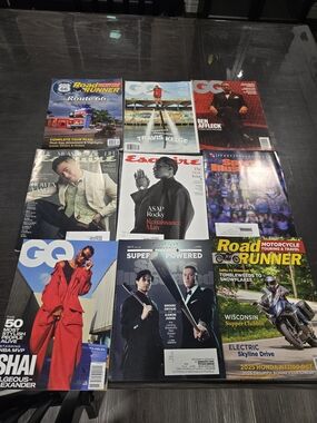 Mens Luxury Sports And Fashion Magazines Bundle